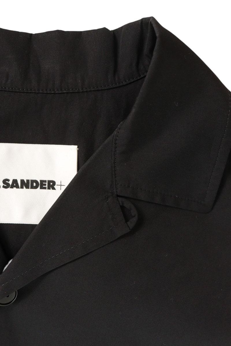 JILSANDER 25SS Logo Embroidered Pocket Shirt Black Size 48