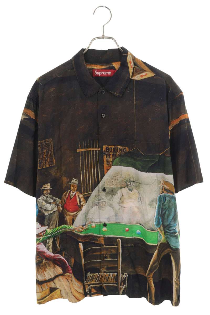 SUPREME Ernie Barnes S S Shirt All-over Viscose Multi Size L