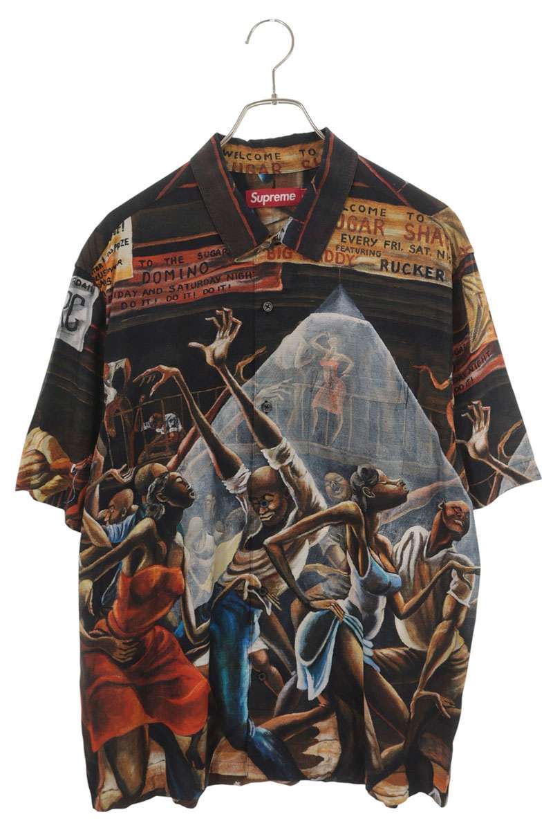 SUPREME Ernie Barnes S S Shirt All-over Viscose Multi Size L