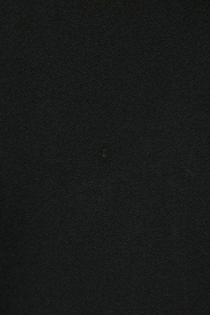 AMI Heart A Logo Embroidery Open Collar Shirt Black Size XS