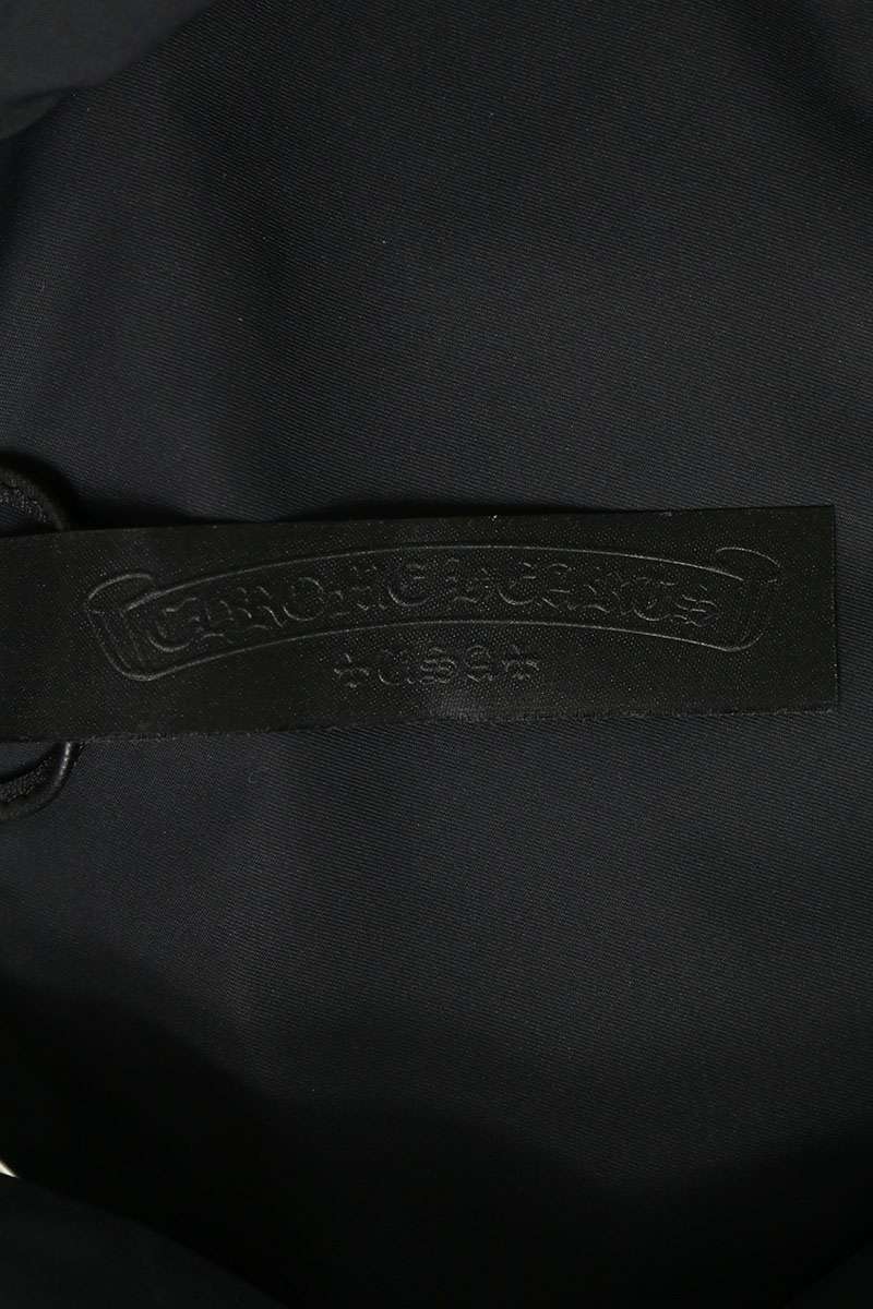 Chrome Hearts Black SEDATED Nylon Zip Shirt Size M