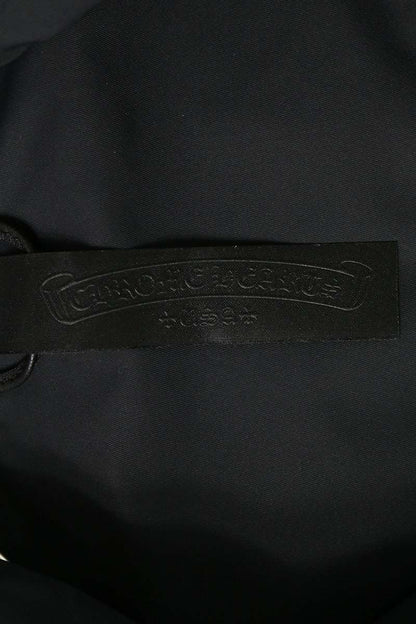 Chrome Hearts Black SEDATED Nylon Zip Shirt Size M