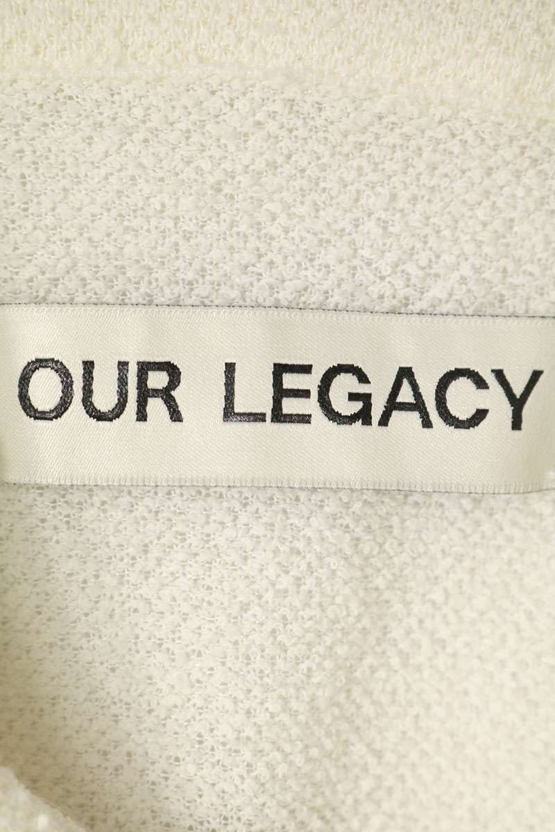 OUR LEGACY White Box Short Sleeve Shirt Size 48