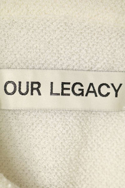 OUR LEGACY White Box Short Sleeve Shirt Size 48