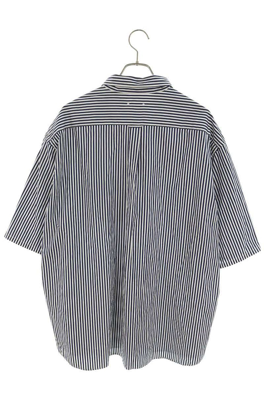 SOPHNET Striped Short Sleeve Shirt Blue White Size 5