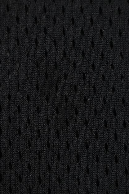 SUPREME 25SS Black S Logo Baseball Henley Mesh Shirt Size L