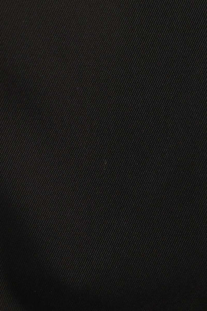 PRADA Black Nylon Triangle Logo Plate Shirt Size M