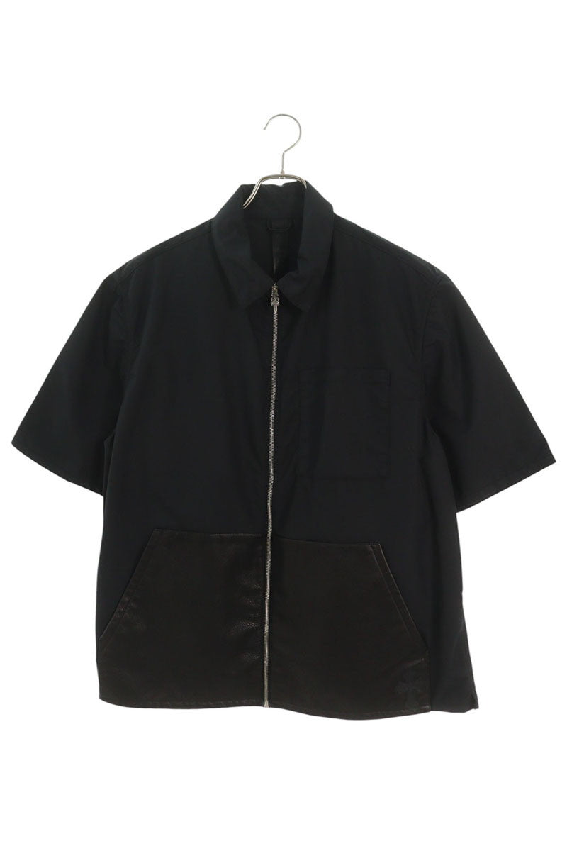 Chrome Hearts SEDATED Nylon Leather Pocket Shirt Size XL