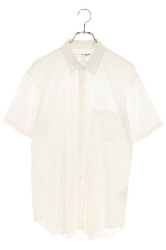 COMME des GARCONS SHIRT Cotton Plain S/S White Size L