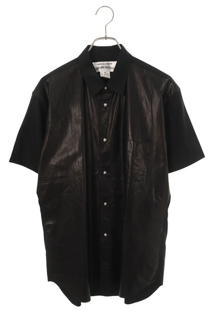 Chrome Hearts x COMME des GARCONS Leather Cross Ball Shirt Black Size M