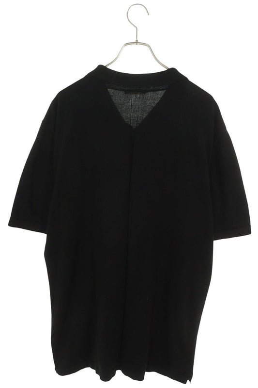 THEROW Black Mael Cotton Knit Short Sleeve Shirt Size S