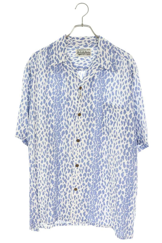 WACKO MARIA 23SS Leopard Open Collar Rayon S/S Shirt Size XL