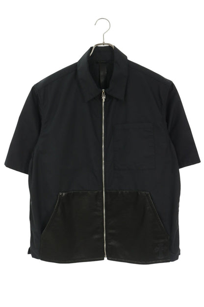 Chrome Hearts Carpenter Leather Pocket Zip Shirt Size L