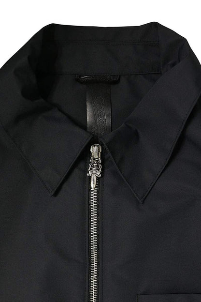 Chrome Hearts Carpenter Leather Pocket Zip Shirt Size L