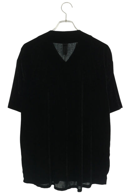 SUPREME 25SS Velvet Baseball Jersey Black Shirt Size S