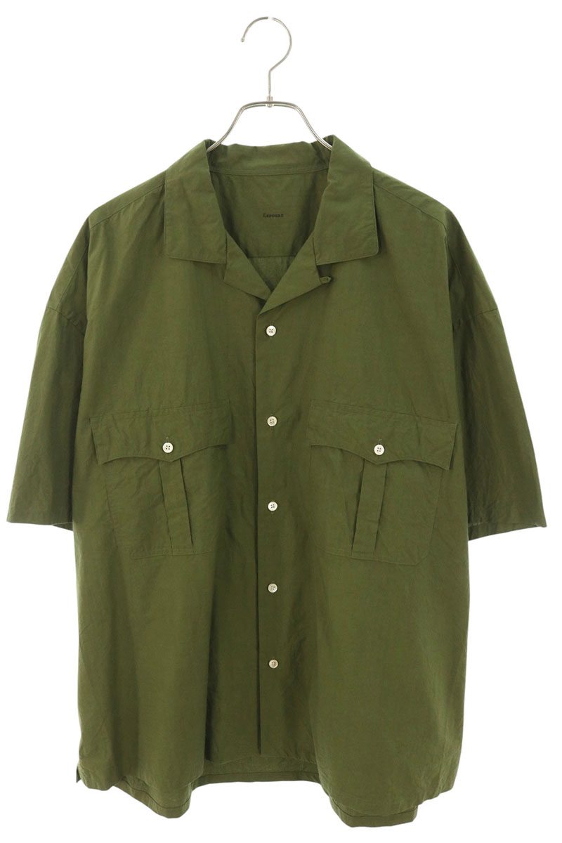 Porter Classic KEROUAC TRAVELER'S Cotton Shirt Khaki Size XL