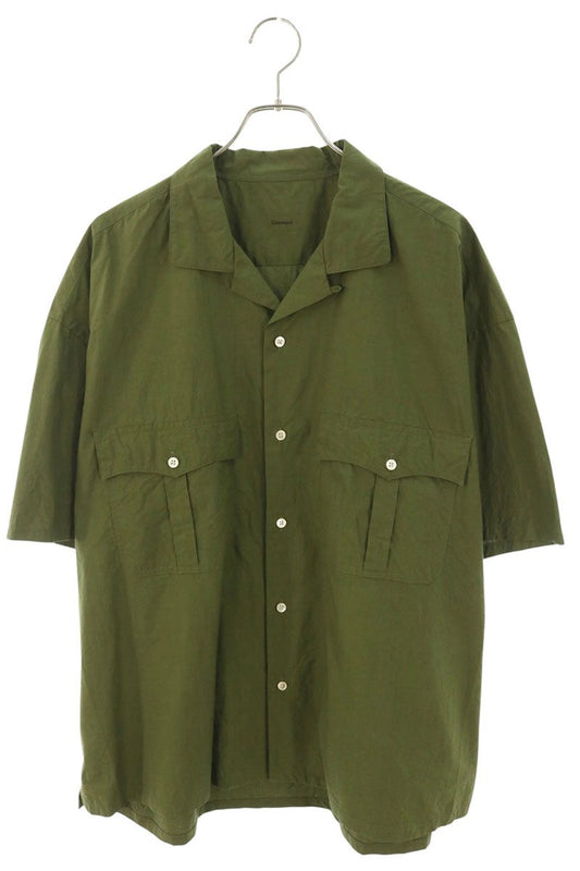 Porter Classic KEROUAC TRAVELER'S Cotton Shirt Khaki Size XL