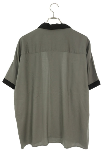 uniform experiment Open Collar Rayon S/S Shirt Gray Size 1
