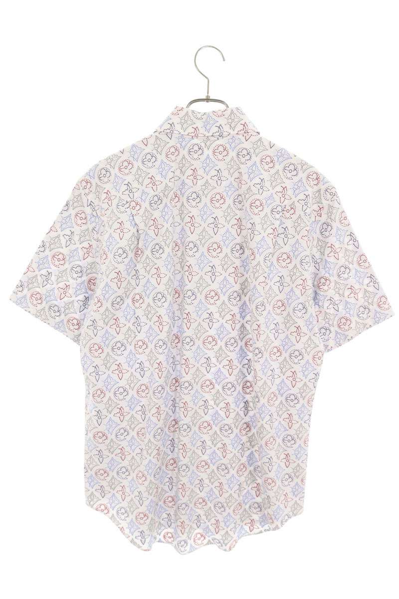 LOUISVUITTON 21SS Monogram Signature Shirt White Size M