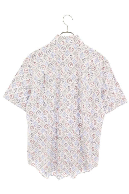 LOUISVUITTON 21SS Monogram Signature Shirt White Size M