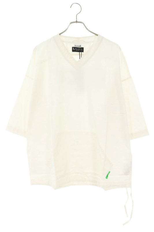WILLY CHAVARRIA Jail Shirt V-Neck Pullover White Size S