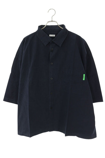 WILLY CHAVARRIA Pima Cotton SS Shirt Navy Size M