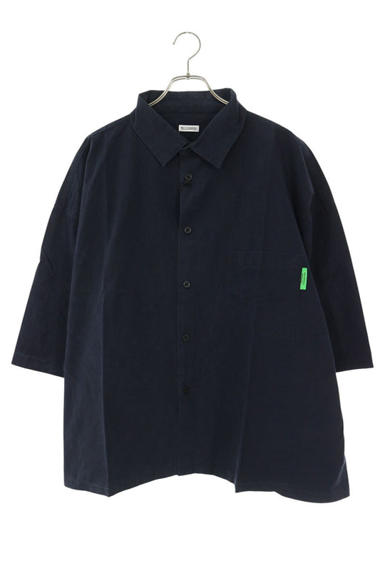 WILLY CHAVARRIA Pima Cotton SS Shirt Navy Size M