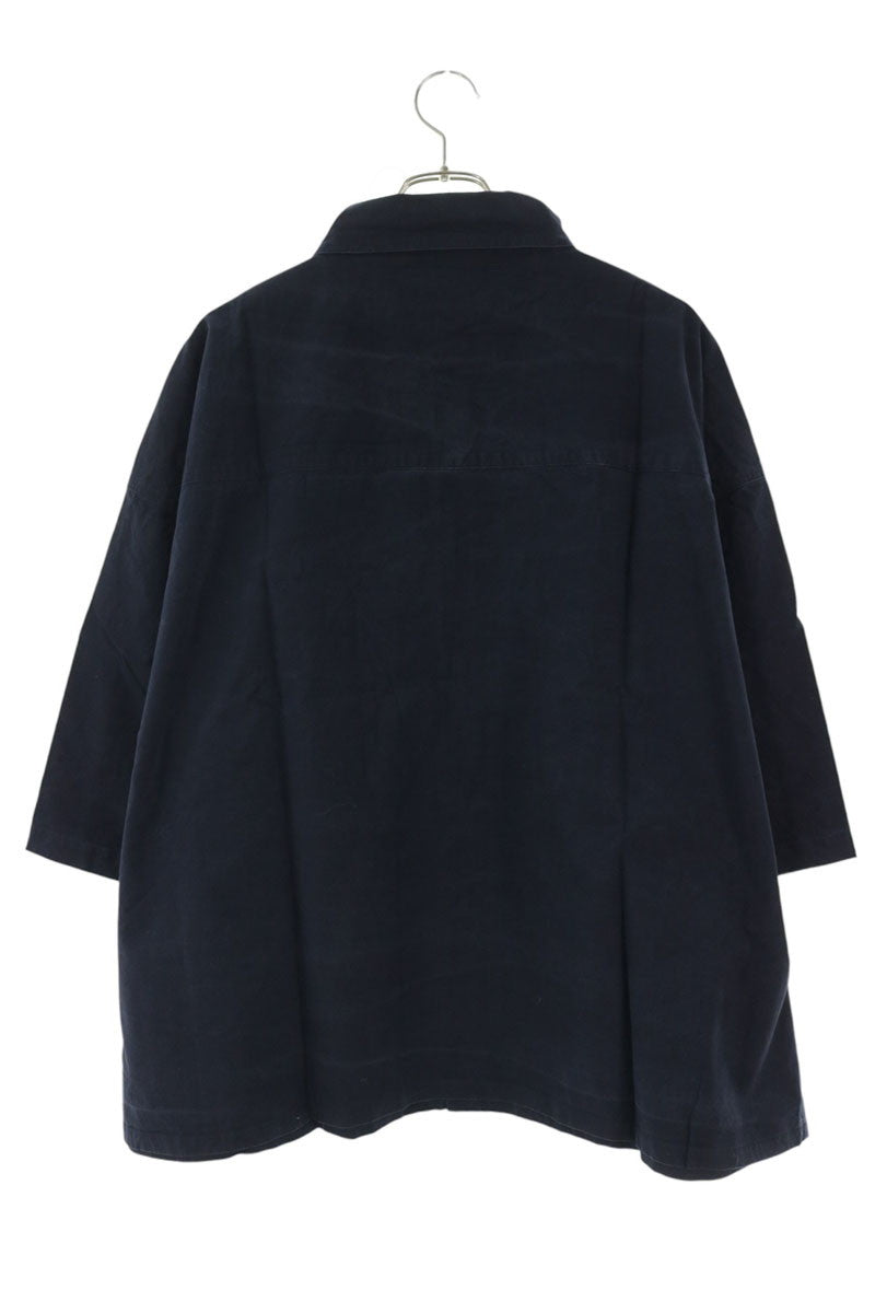 WILLY CHAVARRIA Pima Cotton SS Shirt Navy Size M