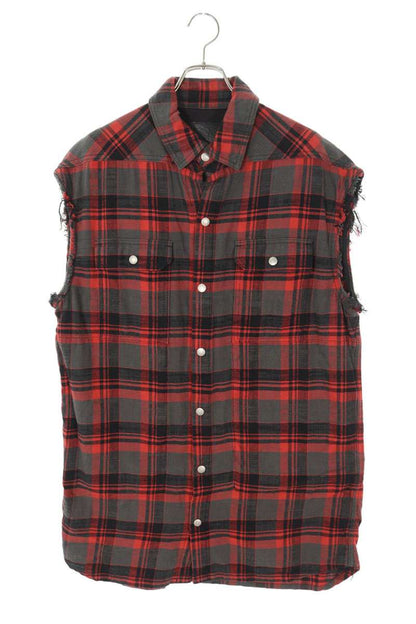 DRKSHDW Sleeveless Shirt Red Size S