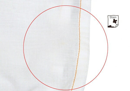 GAULTIER JEAN'S Cotton Linen Pocket Shirt White Size 40