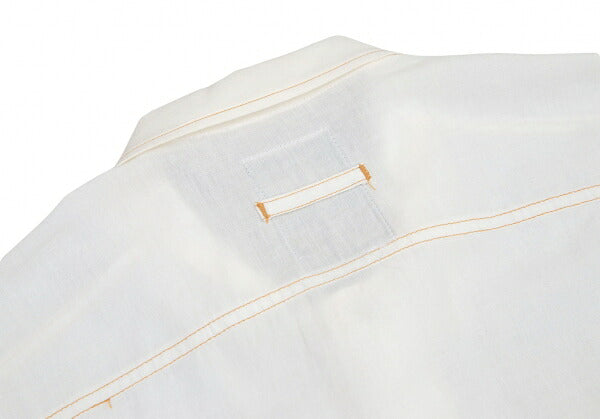 GAULTIER JEAN'S Cotton Linen Pocket Shirt White Size 40