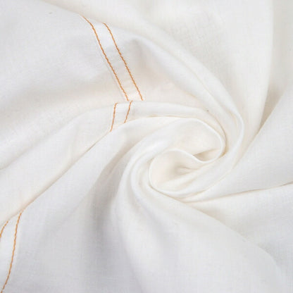 GAULTIER JEAN'S Cotton Linen Pocket Shirt White Size 40