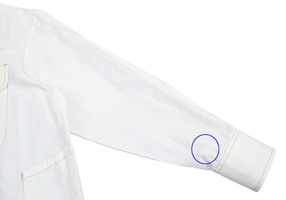 GAULTIER JEAN'S Velcro Pocket Design Shirt White Size 40