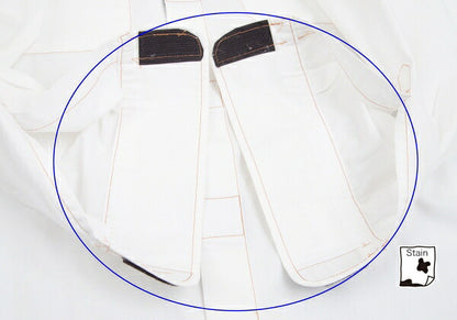 GAULTIER JEAN'S Velcro Pocket Design Shirt White Size 40