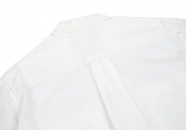 GAULTIER JEAN'S Velcro Pocket Design Shirt White Size 40