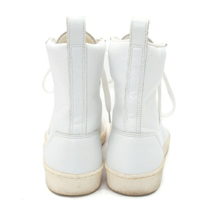 Y's for men White Leather Hi-Top Sneakers Size 24cm