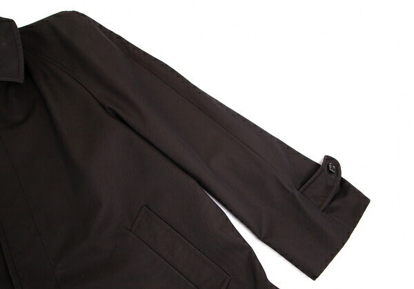 TOM FORD Cotton Fly Front Bal Collar Coat Dark Brown Size 54
