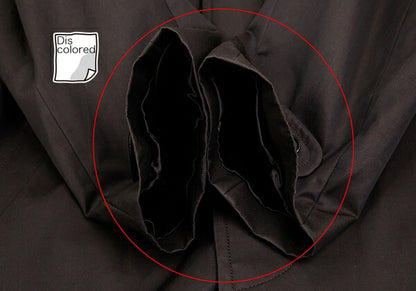 TOM FORD Cotton Fly Front Bal Collar Coat Dark Brown Size 54