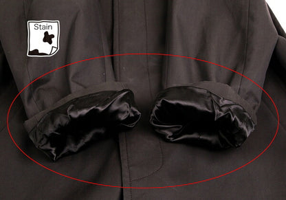 TOM FORD Cotton Fly Front Bal Collar Coat Dark Brown Size 54