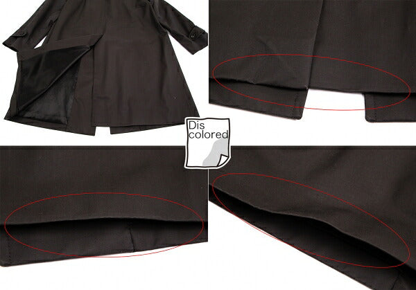 TOM FORD Cotton Fly Front Bal Collar Coat Dark Brown Size 54