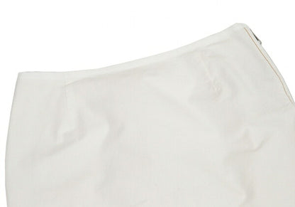 sacai luck 14SS Hem Lace Trim Skirt White Size 2