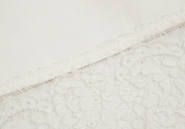 sacai luck 14SS Hem Lace Trim Skirt White Size 2