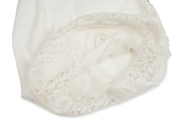 sacai luck 14SS Hem Lace Trim Skirt White Size 2