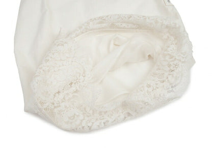 sacai luck 14SS Hem Lace Trim Skirt White Size 2
