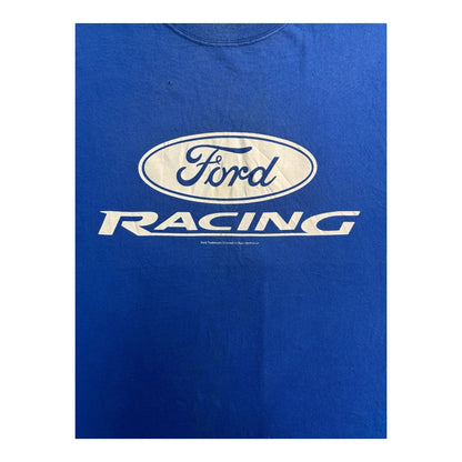 Ford Racing Corporate Logo T-Shirt Blue Size L