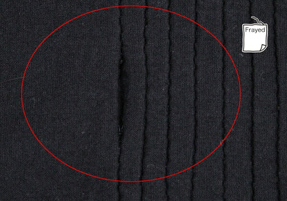 ISSEY MIYAKE Cotton Pleat Mixed-Material Cutsew Black Size 2