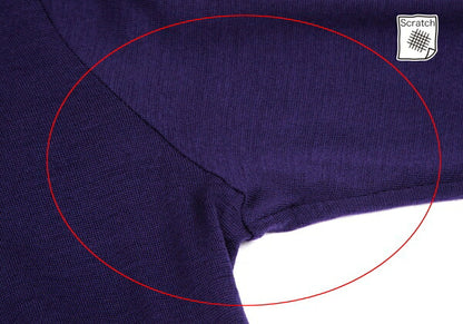 Y's Wool Hem Knit Sweater Purple Size 2