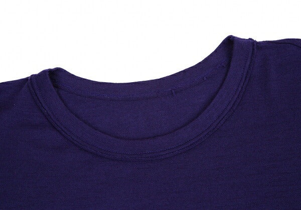 Y's Wool Hem Knit Sweater Purple Size 2