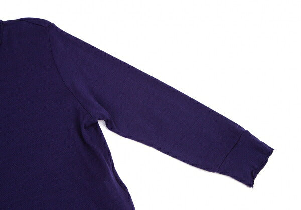 Y's Wool Hem Knit Sweater Purple Size 2