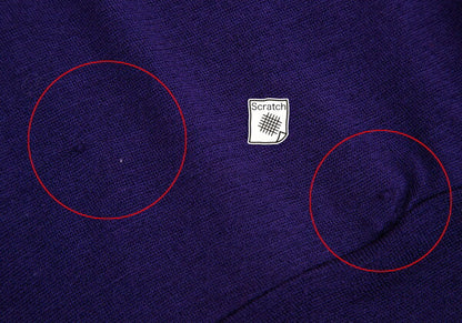 Y's Wool Hem Knit Sweater Purple Size 2